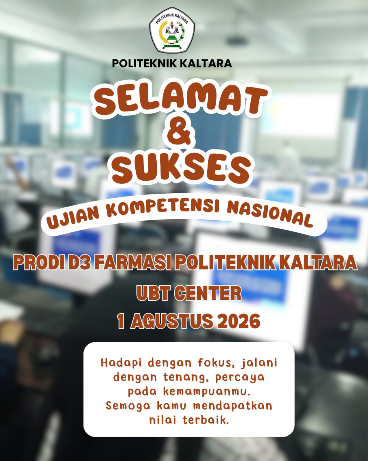 Ujian Kompetensi Nasional  Prodi D3 Farmasi