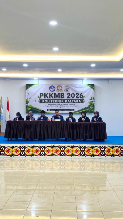 RAPAT SENAT TERBUKA DALAM RANGKA PENGENALAN KEHIDUPAN KAMPUS MAHASISWA BARU (PKKMB) POLITEKNIK KALTA