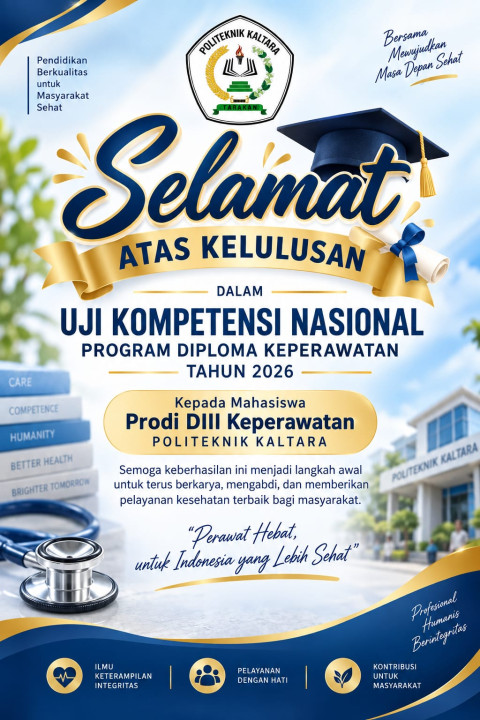 Selamat Atas Kelulusan Ujian Kompetensi Nasional (UKOMNAS) Prodi D3 Keperawatan