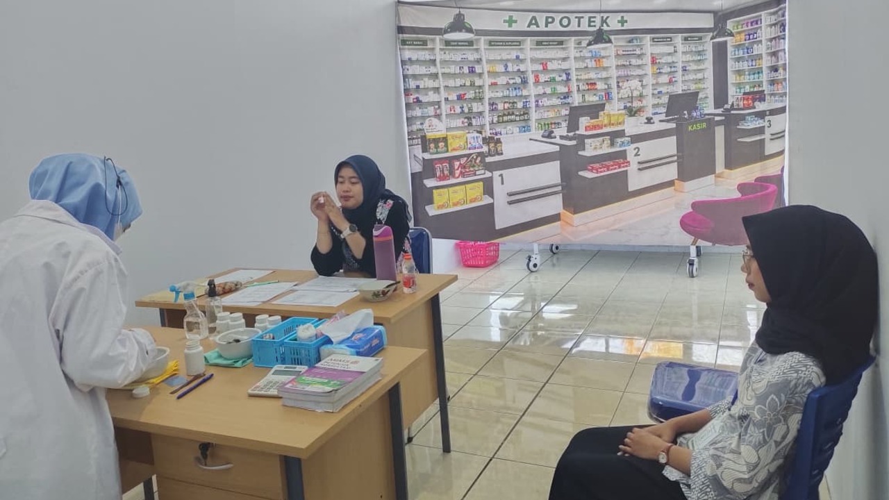 Kegiatan Tryout OSCE Prodi D3 Farmasi Politeknik Kaltara